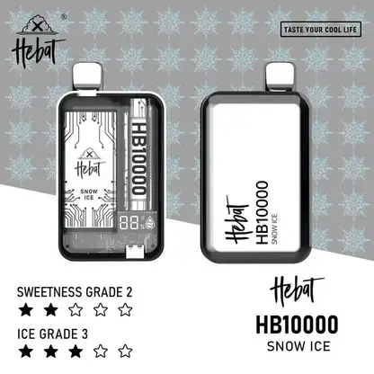 Hebat喜貝拋棄式一次性10000口-3.webp Hebat 喜貝 10000口 拋棄式電子煙 搭載全新LED螢幕顯示技術與5%尼古丁鹽 展現多口味解析