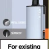 RELX悅刻x-box-16000口拋棄式電子煙-藍銀主機.webp RELX 悅刻 X-BOX 16000口 專用換彈拋棄式電子煙套裝 採用Mesh網狀芯與12W-16W雙段功率設計